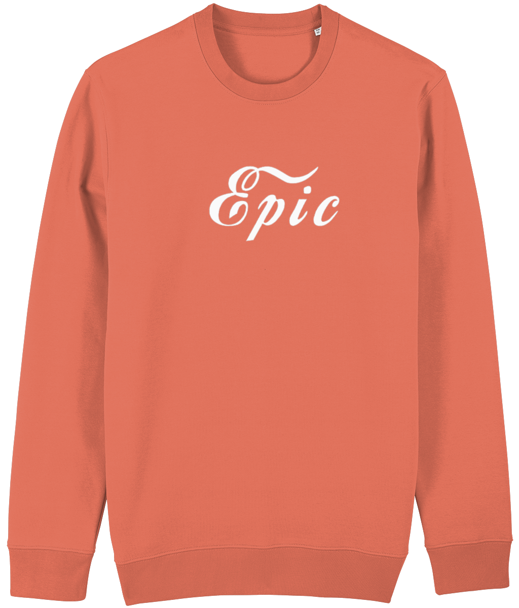 Epic White Print Sweatshirt